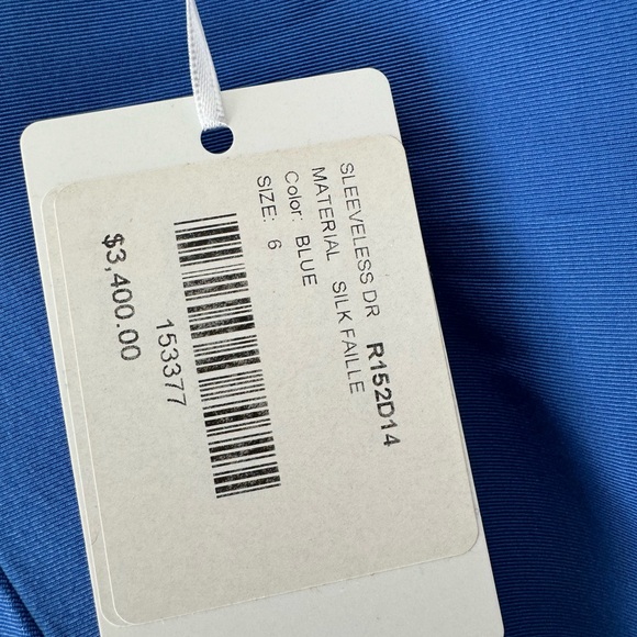 J Mendel Blue Silk Mini Dress - Picture 6 of 9